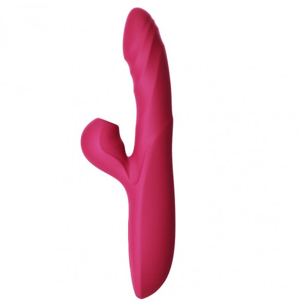 MizzZee - Love Pleasure Retractable Swinging Suction Wand (Chargeable - Crimson)